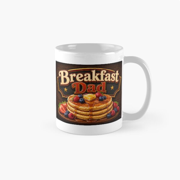 Item preview, Breakfast Dad, Colorful Pancake Cookout Morning  designed and sold by Compass and a Camera.