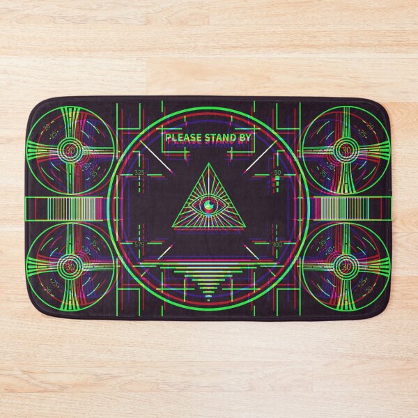 Item preview, Illuminati Stand By Synthwave - Dark designed and sold by animinimal.
