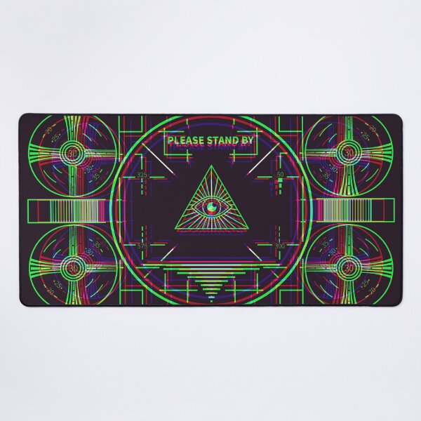 Item preview, Illuminati Stand By Synthwave - Dark designed and sold by animinimal.