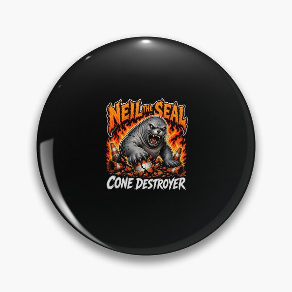 Item preview, Neil the Seal Cone Destroyer - Tasmanian Elephant Seal Meme designed and sold by Uglyandcute.
