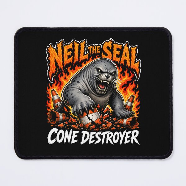 Item preview, Neil the Seal Cone Destroyer - Tasmanian Elephant Seal Meme designed and sold by Uglyandcute.