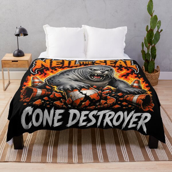 Item preview, Neil the Seal Cone Destroyer - Tasmanian Elephant Seal Meme designed and sold by Uglyandcute.