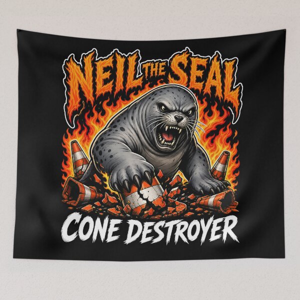 Item preview, Neil the Seal Cone Destroyer - Tasmanian Elephant Seal Meme designed and sold by Uglyandcute.