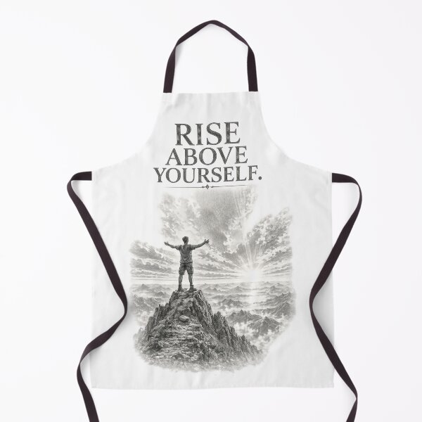 Item preview, Rise Above Yourself – Mountain Pencil Sketch designed and sold by CMA Design Studio.