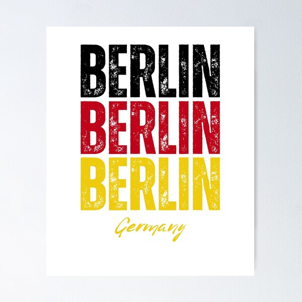 Item preview, Berlin Germany, Berlin souvenir designed and sold by Dressyourflag.