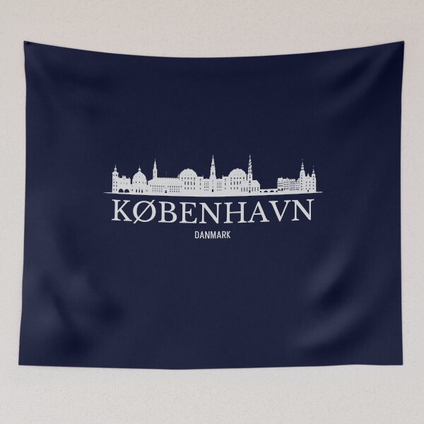 Item preview, Minimalist Copenhagen Skyline – Design from Copenhagen, Denmark designed and sold by Dressyourflag.