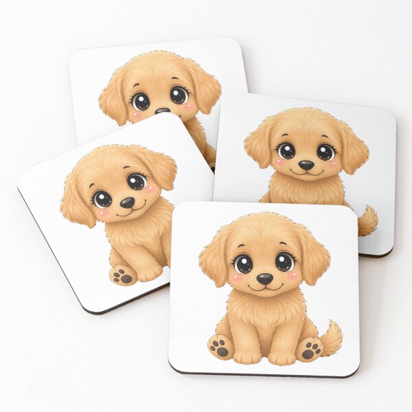 Aperçu de l'œuvre Adorable chiot Golden Retriever créée et vendue par MySthore.