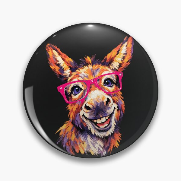 Item preview, Smart Donkey With Glasses Funny Meme Smart Donkey Ass designed and sold by erozzz.