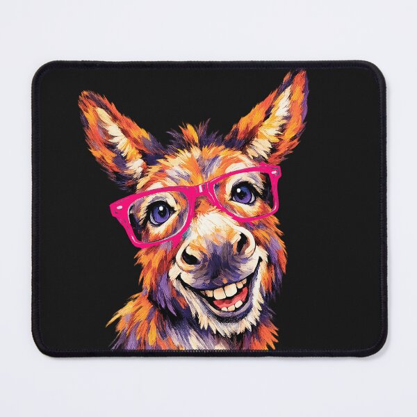 Item preview, Smart Donkey With Glasses Funny Meme Smart Donkey Ass designed and sold by erozzz.