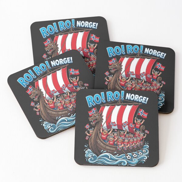 Item preview, Ro Ro Norge! Football Draken - Viking Norway Fan Ship designed and sold by legendaryskins.