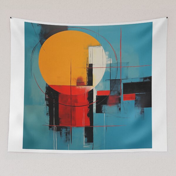 Item preview, Geometric Eclipse Abstract designed and sold by DoubleDK.