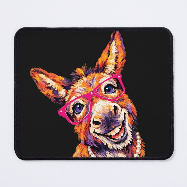 Item preview, Smart Ass Donkey With Glasses Funny Meme Smart designed and sold by erozzz.