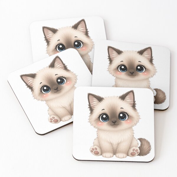 Item preview, Cute Ragdoll Kitten designed and sold by Mysthor-Designs.
