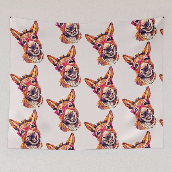 Item preview,  Smart  Ass Donkey With Glasses Funny Meme Smart  designed and sold by erozzz.