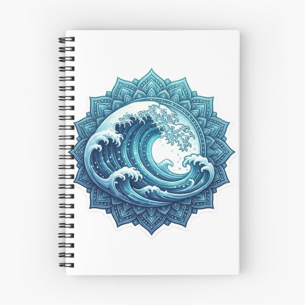 Item preview, blue wave  designed and sold by kidoramagic.