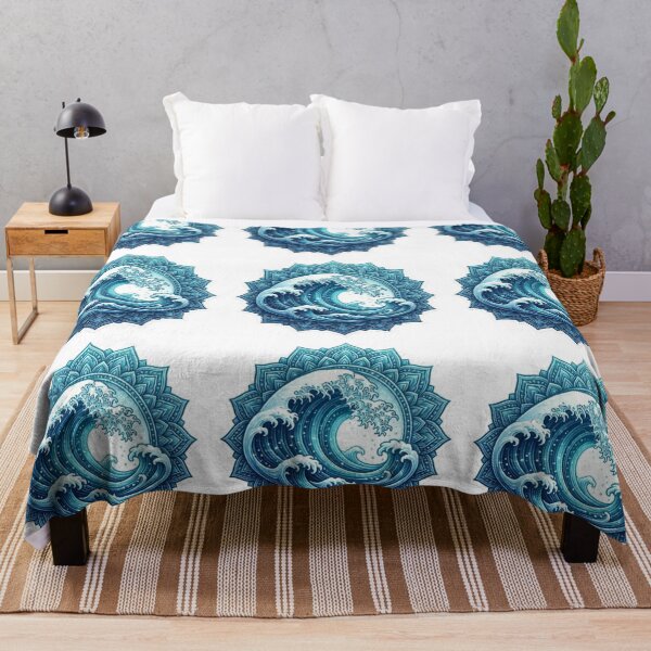 Item preview, blue wave designed and sold by kidoramagic.