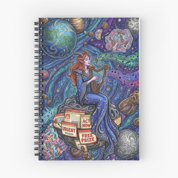 Item preview, The Clickbait Sirens Song Cyber Guardian Art designed and sold by JessParkerPMP.