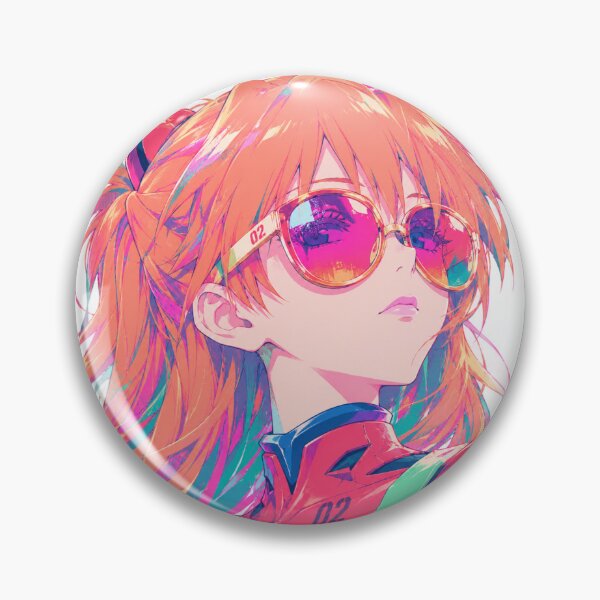 Item preview, Asuka Langley, pop art style designed and sold by Otaku Atelier.