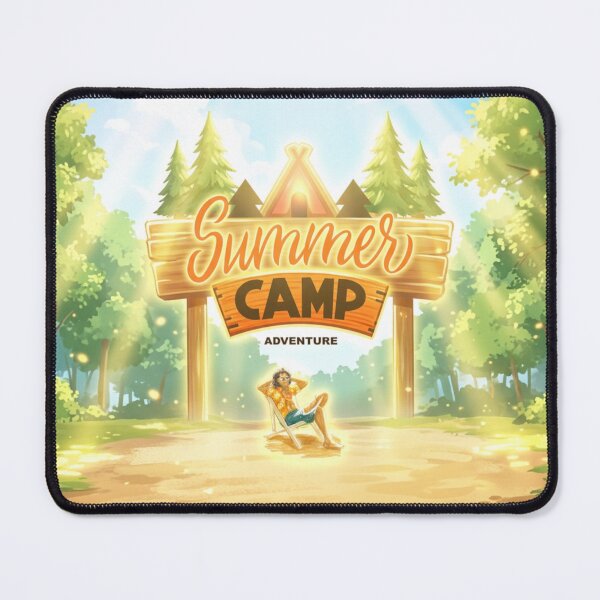 Item preview, Summer Camp Adventure Forest Nature Camping Vintage Outdoor Design designed and sold by DervoTeck2767.