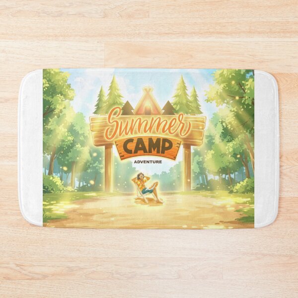Item preview, Summer Camp Adventure Forest Nature Camping Vintage Outdoor Design designed and sold by DervoTeck2767.