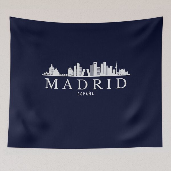 Item preview, Madrid skyline, Madrid, Spain designed and sold by Dressyourflag.