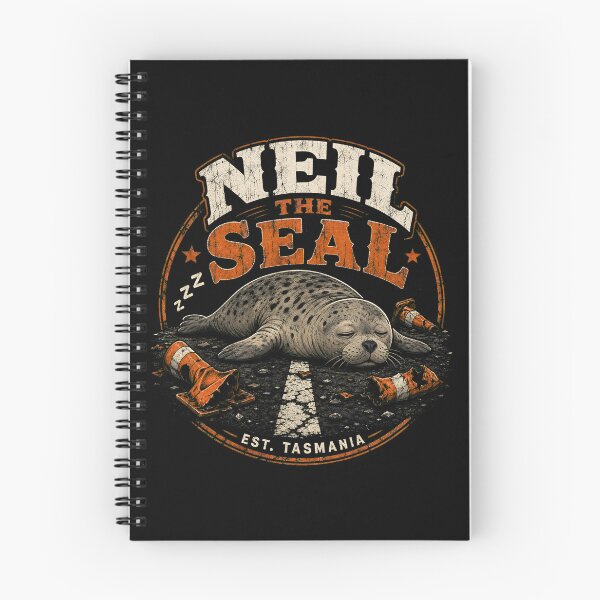 Item preview, Neil the Seal Sleeping - Vintage Distressed Design designed and sold by Uglyandcute.
