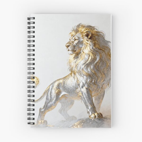 Item preview, Majestic Lion of Judah – Gold & Silver Christian Art | Biblical Faith Wall Decor designed and sold by Jesus-istheway.