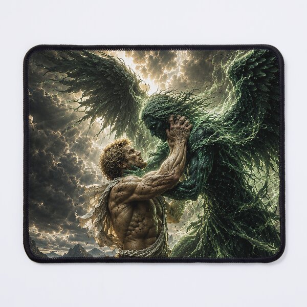 Item preview, EPIC FANTASY - Man and the His Dark Angel designed and sold by MetusArt.