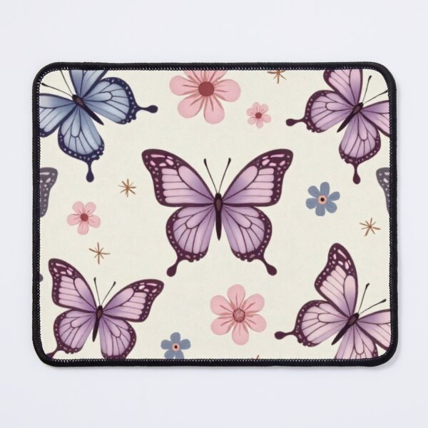 Item preview, Butterfly Dreams Pastel Watercolor Butterfly Floral Pattern designed and sold by PrincessJStudio.