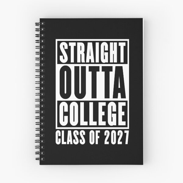Item preview, Straight Outta College Class of 2027 designed and sold by Cat Lady Designs.