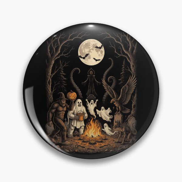 Item preview, Spooky Cryptid Halloween Night Party designed and sold by Roy & Tiffany.