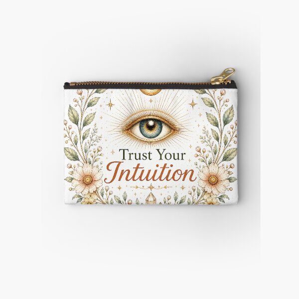 Item preview, Trust Your Intuition Mystic Eye Wildflower Moon Art designed and sold by CasadiFrequenza.