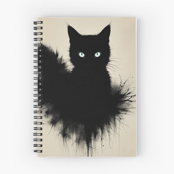 Item preview, Zen Minimalist Cat Line Art with Floating Leaf – Elegant Black & White Vector Illustration designed and sold by PixPixari.