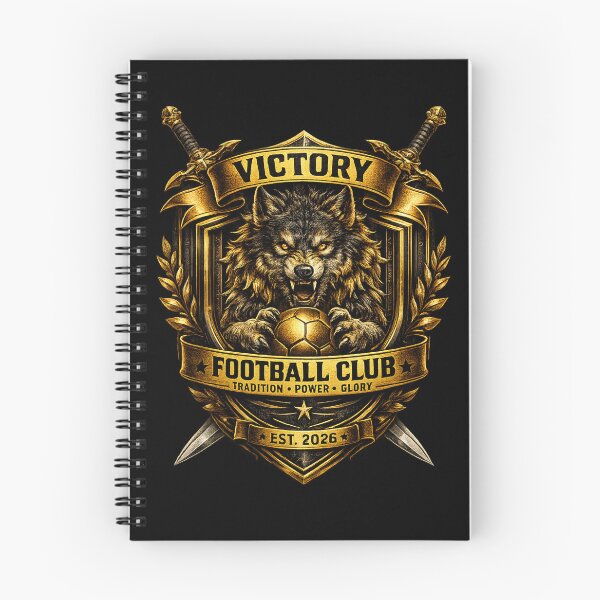 Item preview, Victory Football Club Wolf Crest Vintage Design designed and sold by LegendCourt.