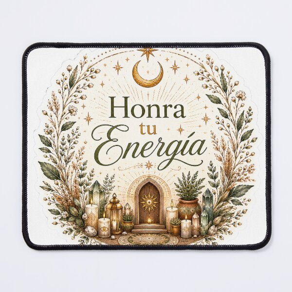 Item preview, Honra tu Energía Spanish Spiritual Sage Green Boho designed and sold by CasadiFrequenza.