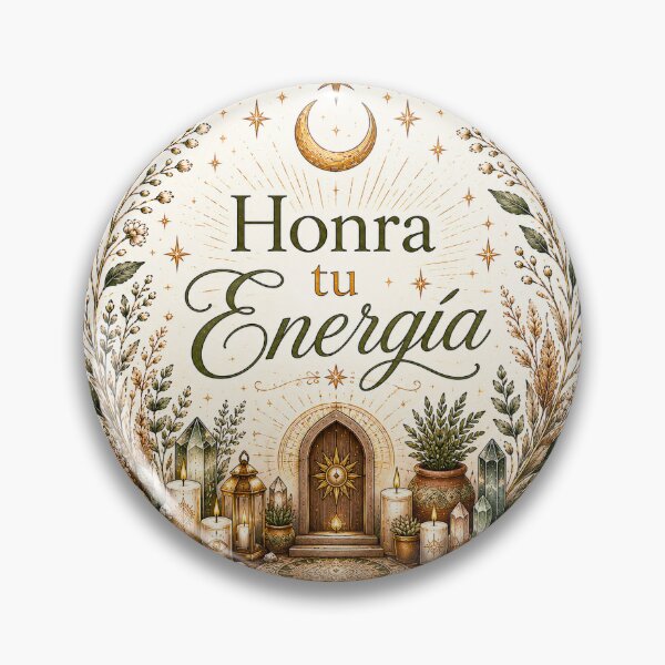 Item preview, Honra tu Energía Spanish Spiritual Sage Green Boho designed and sold by CasadiFrequenza.
