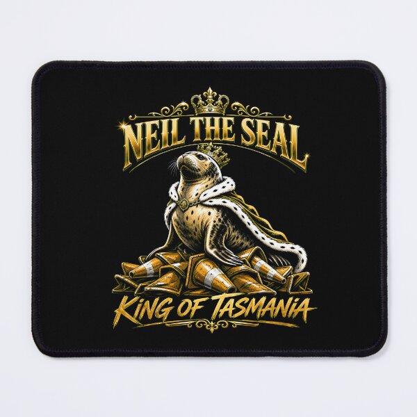 Item preview, Neil the Seal King Of Tasmania designed and sold by Uglyandcute.