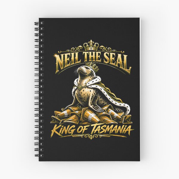 Item preview, Neil the Seal King Of Tasmania designed and sold by Uglyandcute.