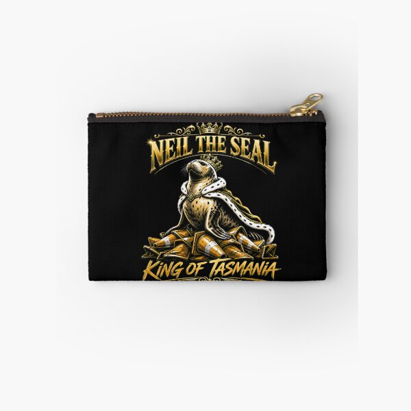 Item preview, Neil the Seal King Of Tasmania designed and sold by Uglyandcute.
