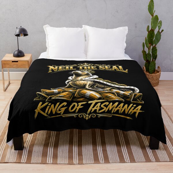 Item preview, Neil the Seal King Of Tasmania designed and sold by Uglyandcute.