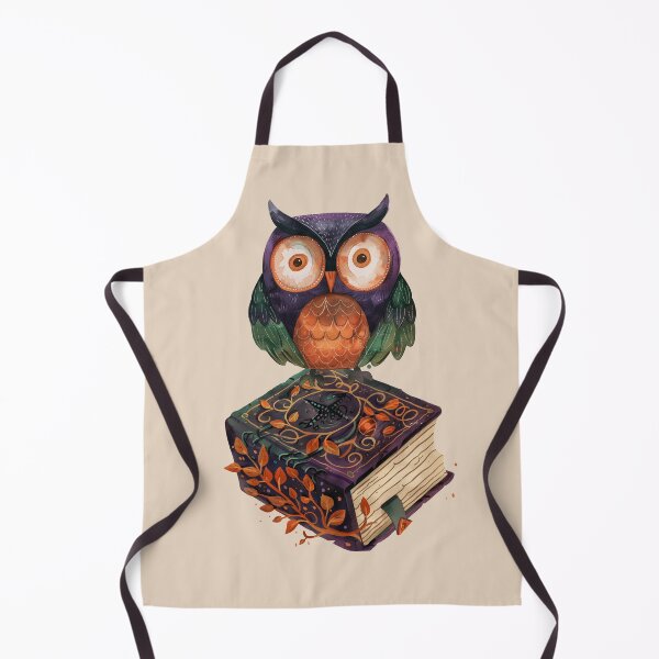 Item preview, Autumn Abstract Owl on an Ancient Spell Book designed and sold by Szpaku desart .