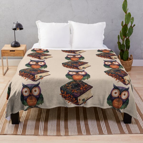 Item preview, Autumn Abstract Owl on an Ancient Spell Book designed and sold by Szpaku desart .