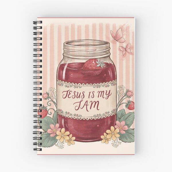 Item preview, Funny Jesus Is My Jam Cute Christian Strawberry Girly designed and sold by Dabbing Turtle Designs.