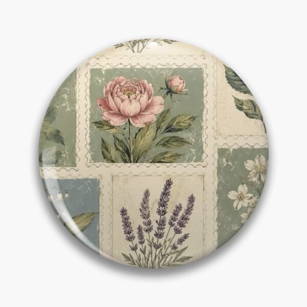 Item preview, Vintage Botanical Flowers: Retro Cottagecore Floral Illustration Art designed and sold by benja-08.