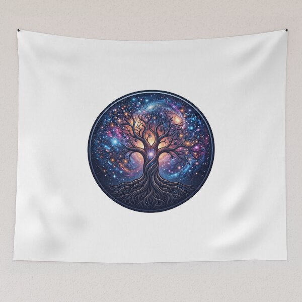 Item preview, Tree of life galaxies design designed and sold by kidoramagic.