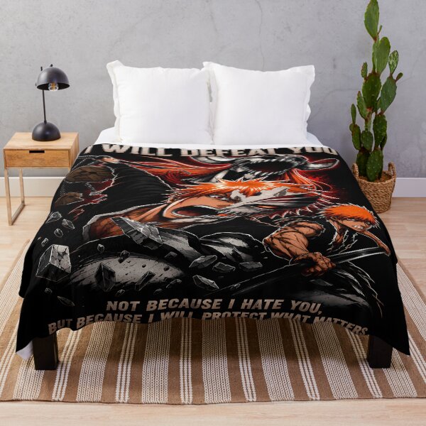 Item preview, I will Defeat You-Ichigo Kurosaki Epic Quote - Hollow Mask Bankai Power-Aesthetic Design designed and sold by Trinidesigns123.