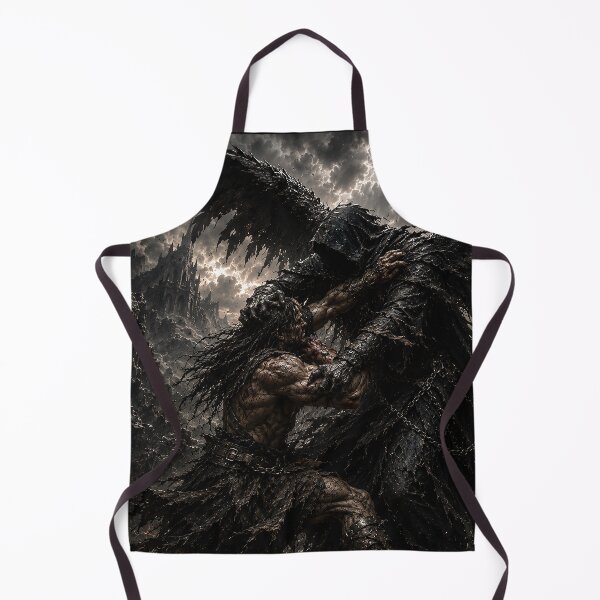 Item preview, EPIC FANTASY - Man and the Dark Angel Battle designed and sold by MetusArt.