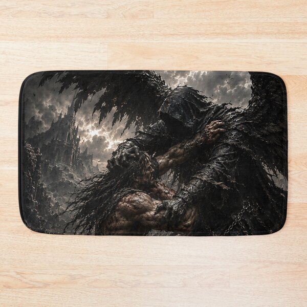 Item preview, EPIC FANTASY - Man and the Dark Angel Battle designed and sold by MetusArt.