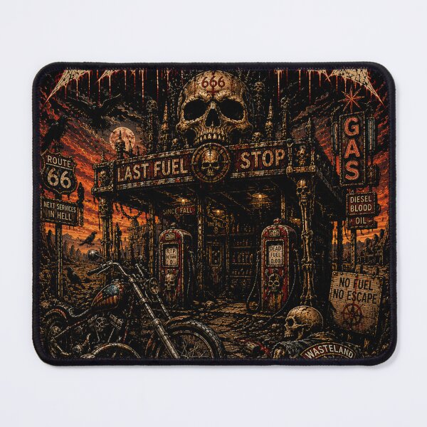 Item preview, DEAD FUEL | Vintage Biker Heavy Metal T-Shirt | The Wasteland Chronicles | RetroCrypt Studio designed and sold by RetroCrypt Studio.