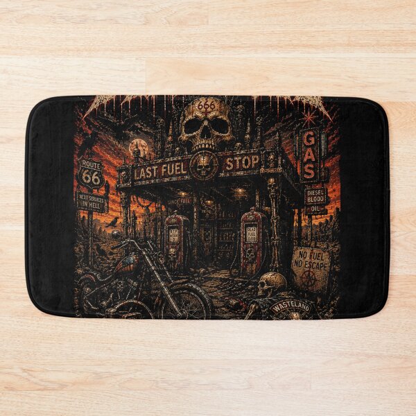 Item preview, DEAD FUEL | Vintage Biker Heavy Metal T-Shirt | The Wasteland Chronicles | RetroCrypt Studio designed and sold by RetroCrypt Studio.